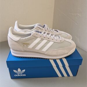 Adidas Originals SL 72 RS Mens Running Shoe Athletic Sneaker size 9.5 white/grey
